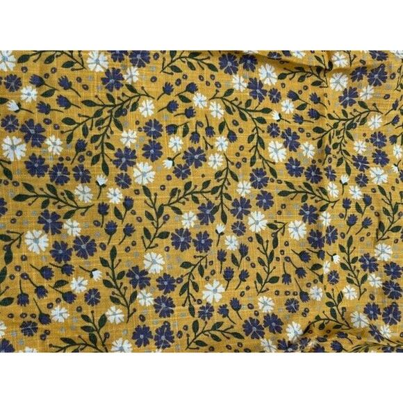 NWT ModCloth Womens Floral Spruced Up Summer Sleeveless V-Neck Yellow Tank Small - Picture 4 of 10